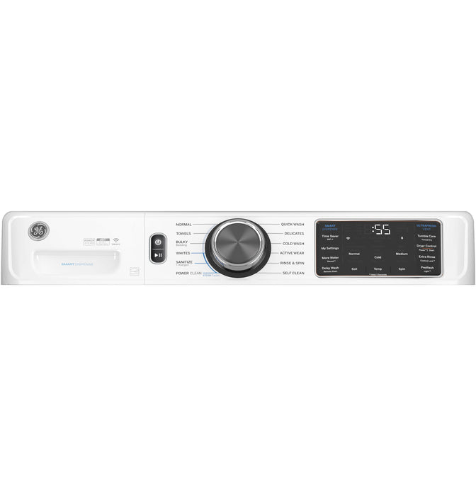 GE ENERGY STAR 5.0 cu. ft. Capacity Smart Front Load Steam Washer with SmartDispense UltraFresh Vent System with OdorBlock and Steam