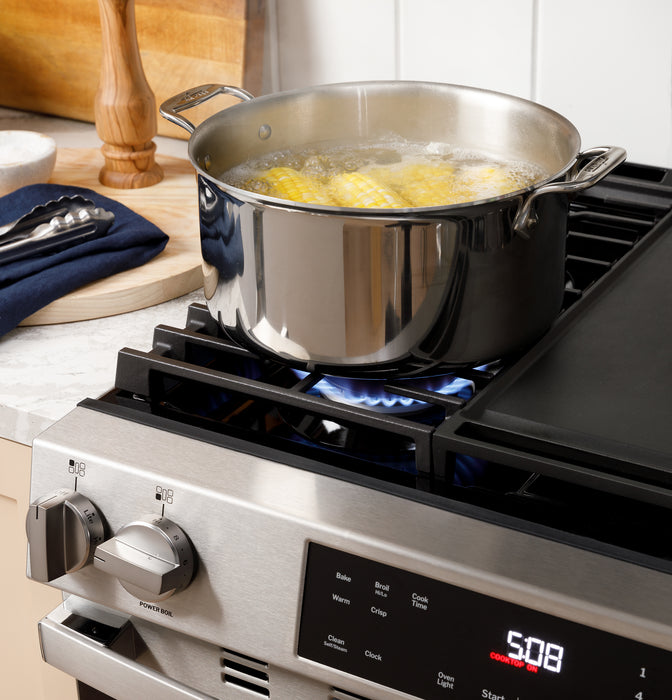 GE® 30" Free-Standing Gas Range with Crisp Mode GGF500PVES - FAMSA Furniture (TX)