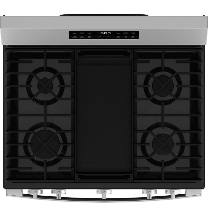 GE® 30" Free-Standing Gas Range with Crisp Mode GGF500PVSS - FAMSA Furniture (TX)