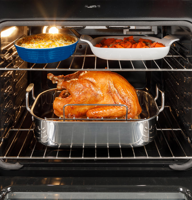 GE® 30" Free-Standing Gas Range with Crisp Mode GGF500PVWW
