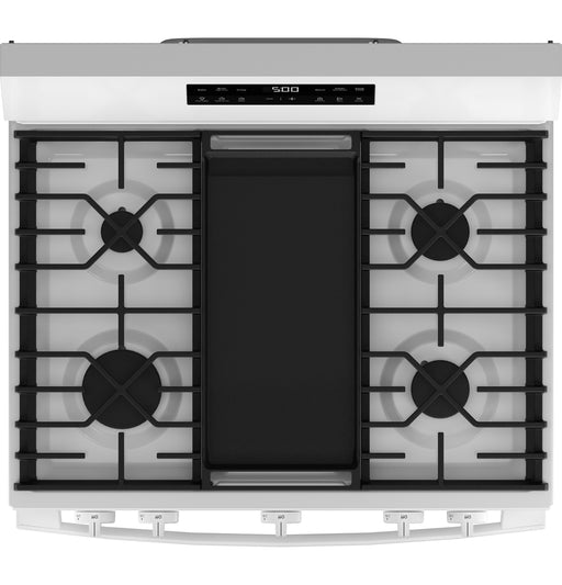 GE® 30" Free-Standing Gas Range with Crisp Mode GGF500PVWW - FAMSA Furniture (TX)
