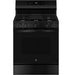 GE® 30" Free-Standing Gas Convection Range with No Preheat Air Fry and EasyWash™ Oven Tray GGF600AVBB - FAMSA Furniture (TX)