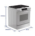 GE® 30" Slide-In Front-Control Convection Gas Range with No Preheat Air Fry and EasyWash™ Oven Tray GGS600AVWW - FAMSA Furniture (TX)