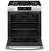 GE® 30" Slide-In Front-Control Convection Gas Range with No Preheat Air Fry and EasyWash™ Oven Tray GGS600AVWW - FAMSA Furniture (TX)