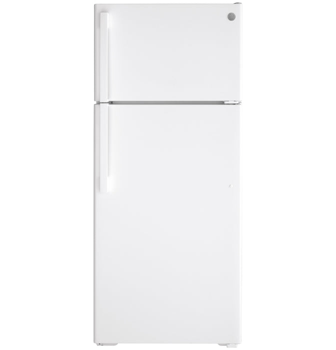GE® ENERGY STAR® 17.5 Cu. Ft. Top-Freezer Refrigerator GIE18GTNRWW