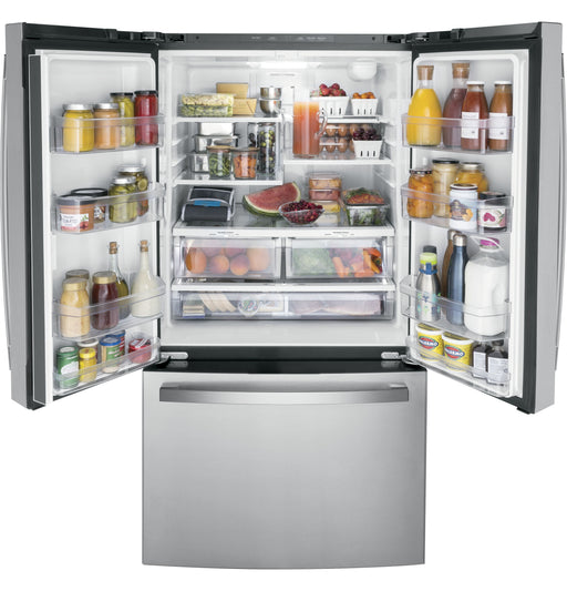 GE ENERGY STAR 27.0 Cu. Ft. Fingerprint Resistant French-Door Refrigerator GNE27JYMFS - FAMSA Furniture (TX)