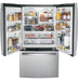GE ENERGY STAR 27.0 Cu. Ft. Fingerprint Resistant French-Door Refrigerator GNE27JYMFS - FAMSA Furniture (TX)