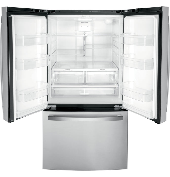 GE ENERGY STAR 27.0 Cu. Ft. Fingerprint Resistant French-Door Refrigerator GNE27JYMFS - FAMSA Furniture (TX)