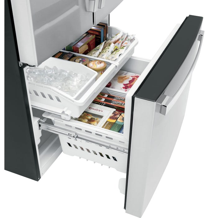 GE ENERGY STAR 27.0 Cu. Ft. Fingerprint Resistant French-Door Refrigerator GNE27JYMFS - FAMSA Furniture (TX)