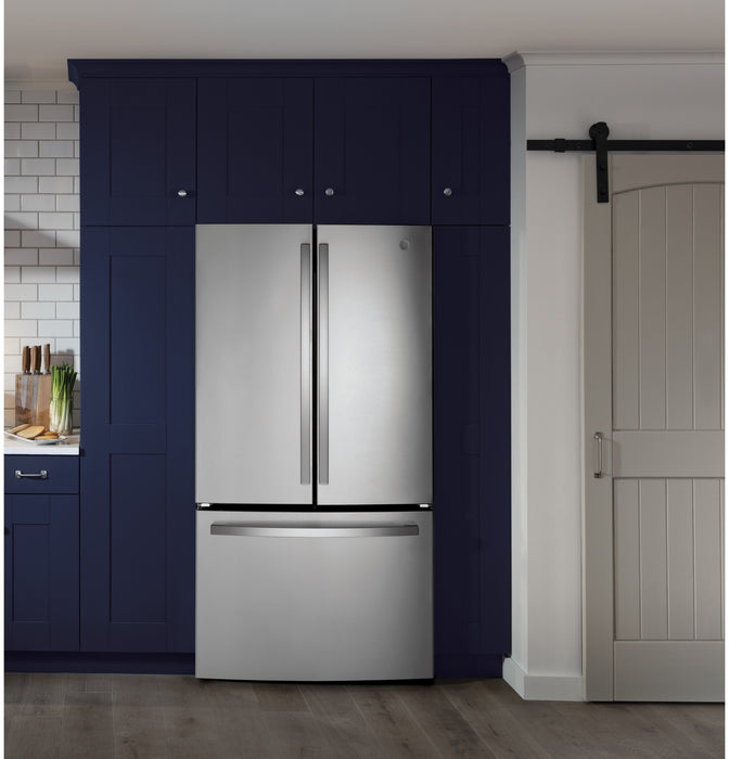 GE ENERGY STAR 27.0 Cu. Ft. Fingerprint Resistant French-Door Refrigerator GNE27JYMFS - FAMSA Furniture (TX)