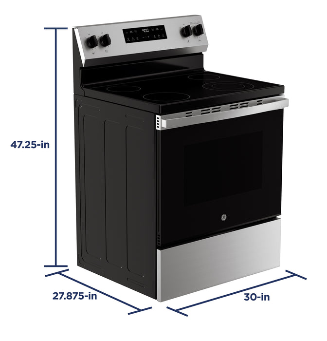 GE ENERGY STAR 30" Free-Standing Electric Range GRF400PVSS