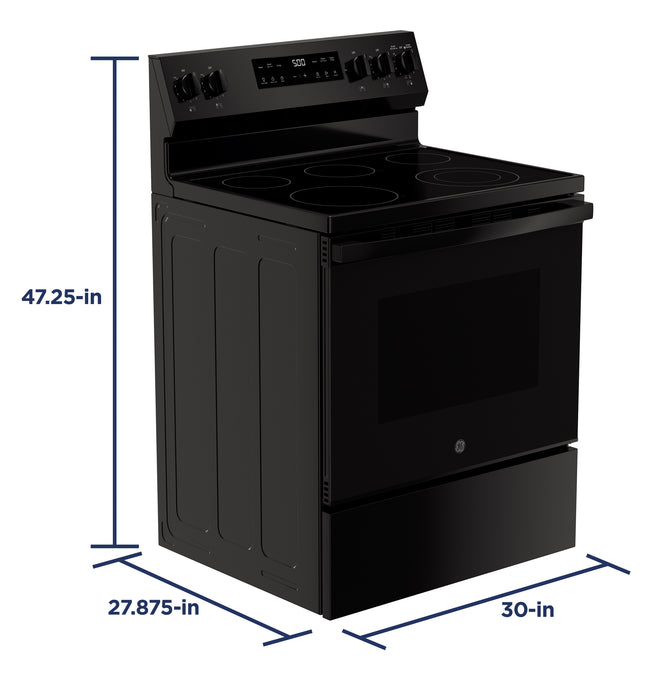 GE® ENERGY STAR® 30" Free-Standing Electric Range with Crisp Mode