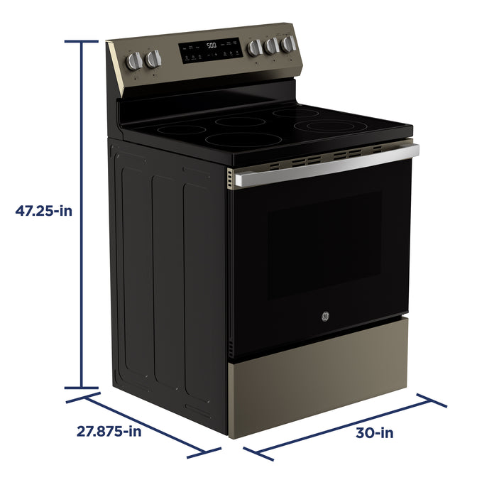 GE® 30" Free-Standing Electric Range with Crisp Mode
