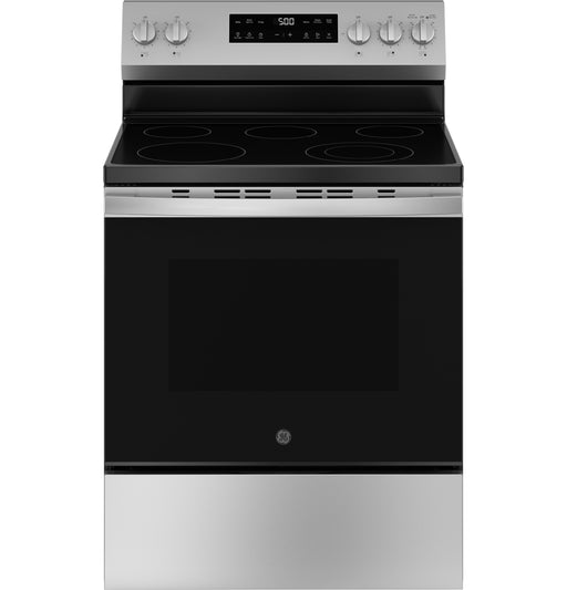 GE® 30" Free-Standing Electric Range with Crisp Mode GRF500PVSS - FAMSA Furniture (TX)