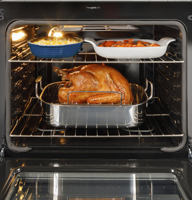 GE® 30" Free-Standing Electric Convection Range with No Preheat Air Fry and EasyWash™ Oven Tray