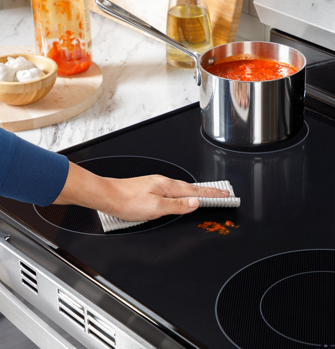 GE® ENERGY STAR® 30" Slide-In Electric Range with Crisp Mode GRS500PVBB - FAMSA Furniture (TX)