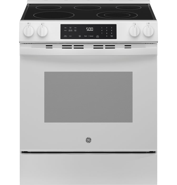 GE® ENERGY STAR® 30" Slide-In Electric Range with Crisp Mode GRS500PVWW - FAMSA Furniture (TX)