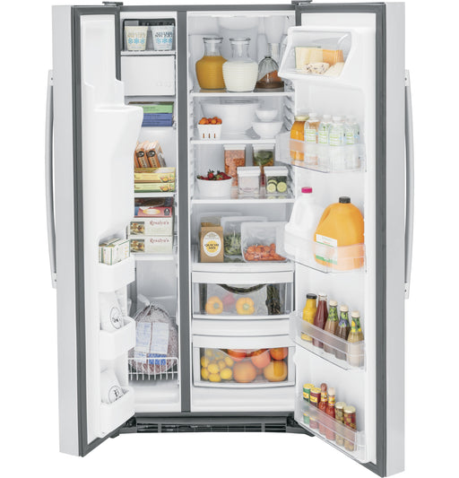 GE® ENERGY STAR® 23.0 Cu. Ft. Side-By-Side Refrigerator GSE23GYPFS - FAMSA Furniture (TX)