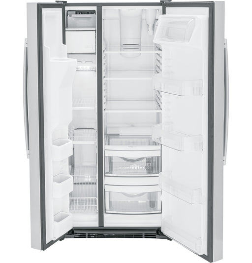 GE® ENERGY STAR® 23.0 Cu. Ft. Side-By-Side Refrigerator GSE23GYPFS - FAMSA Furniture (TX)