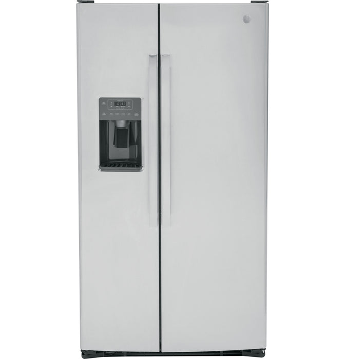 GE® ENERGY STAR® 25.3 Cu. Ft. Side-By-Side Refrigerator - FAMSA Furniture (TX)
