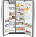 GE® ENERGY STAR® 25.3 Cu. Ft. Side-By-Side Refrigerator - FAMSA Furniture (TX)