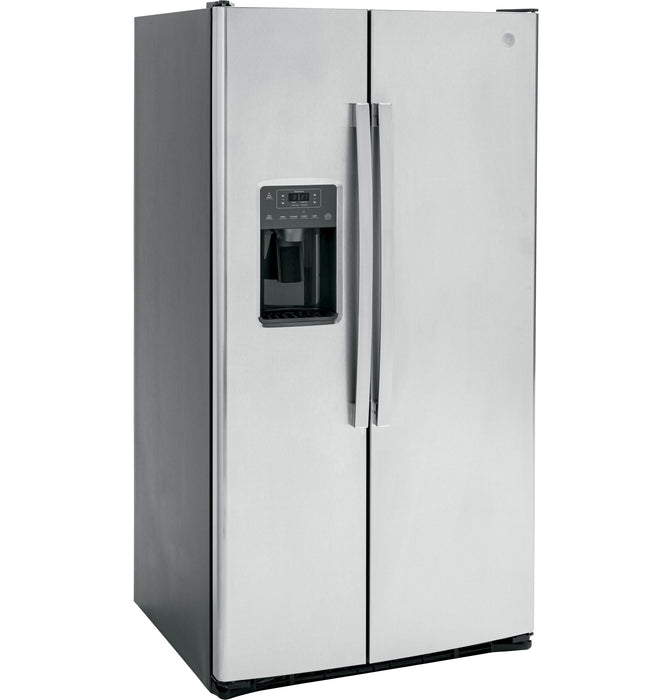 GE® ENERGY STAR® 25.3 Cu. Ft. Side-By-Side Refrigerator - FAMSA Furniture (TX)