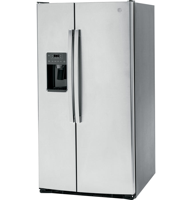 GE® ENERGY STAR® 25.3 Cu. Ft. Side-By-Side Refrigerator - FAMSA Furniture (TX)