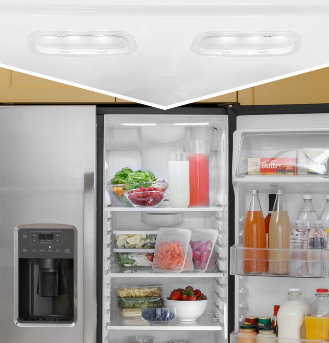 GE 23.0 Cu. Ft. Side-By-Side Refrigerator GSS23GYPFS