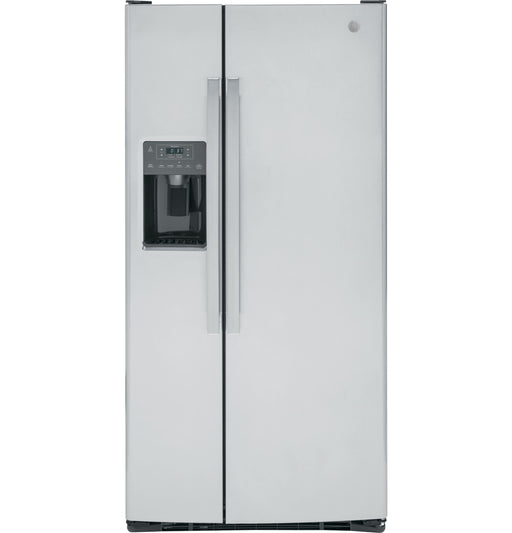 GE 23.0 Cu. Ft. Side-By-Side Refrigerator GSS23GYPFS - FAMSA Furniture (TX)