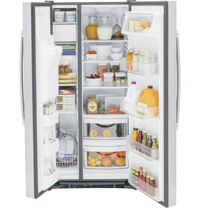 GE 23.0 Cu. Ft. Side-By-Side Refrigerator GSS23GYPFS