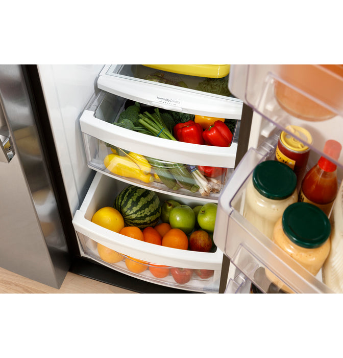GE 23.0 Cu. Ft. Side-By-Side Refrigerator GSS23GYPFS