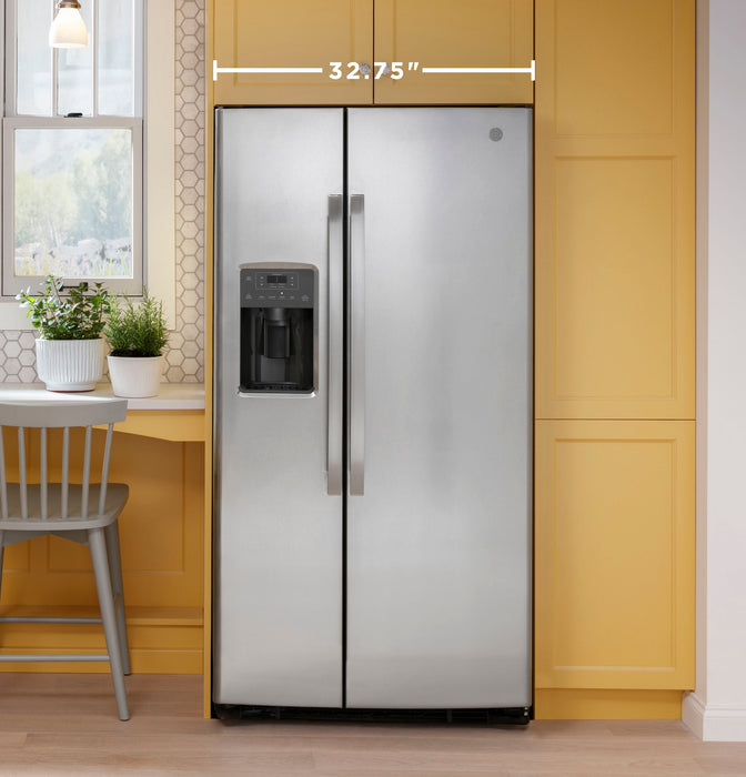 GE 23.0 Cu. Ft. Side-By-Side Refrigerator
