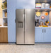 GE® 27.9 Cu. Ft. Side-By-Side Refrigerator with Extra Tall Dispenser and In-Door Icemaker GSS28NYYFS - FAMSA Furniture (TX)