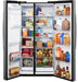 GE® 27.9 Cu. Ft. Side-By-Side Refrigerator with Extra Tall Dispenser and In-Door Icemaker GSS28NYYFS - FAMSA Furniture (TX)