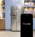 GE® 27.7 Cu. Ft. Side-By-Side Refrigerator with LED Light Walls and Extra Tall Dispenser GSS28PYYFS - FAMSA Furniture (TX)