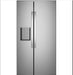 GE® 27.7 Cu. Ft. Side-By-Side Refrigerator with LED Light Walls and Extra Tall Dispenser GSS28PYYFS - FAMSA Furniture (TX)
