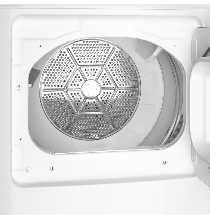 GE® 7.2 cu. ft. Capacity Gas Dryer with Up To 120 ft. Venting and Reversible Door GTD38GASWWS - FAMSA Furniture (TX)