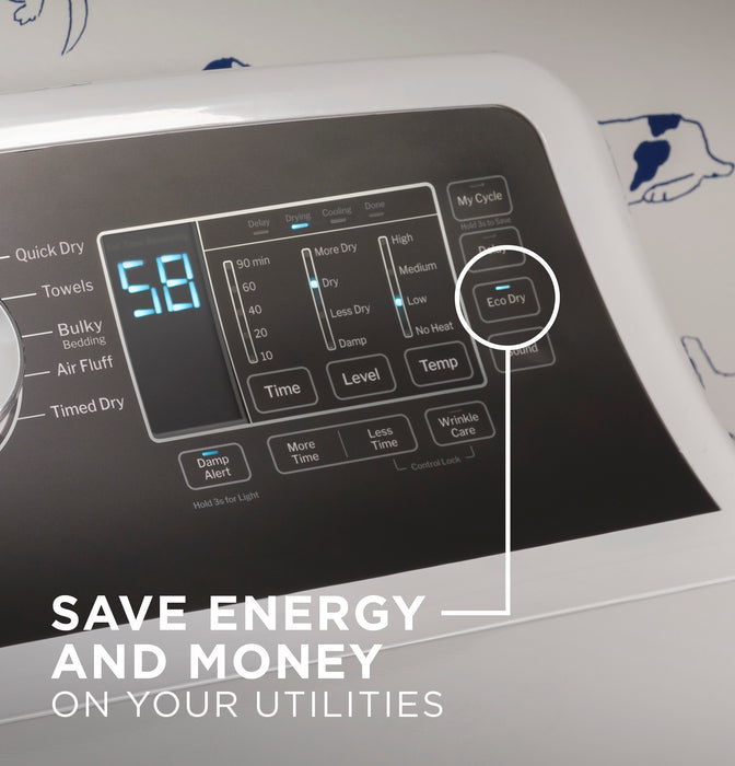 GE® 7.4 cu. ft. Capacity Electric Dryer with Up To 120 ft. Venting and Sensor Dry GTD58EBPVDG - FAMSA Furniture (TX)