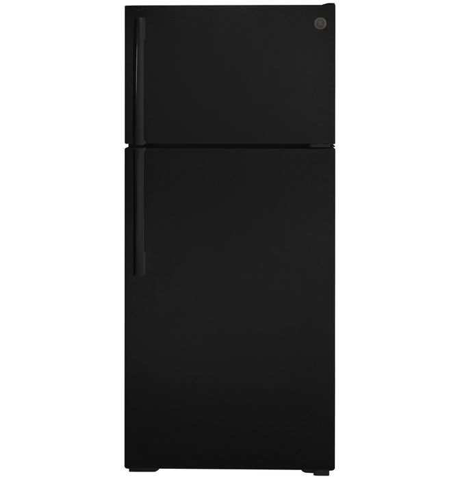 GE® ENERGY STAR® 16.6 Cu. Ft. Top-Freezer Refrigerator GTE17DTNRBB