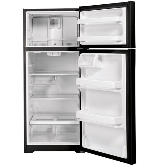 GE® ENERGY STAR® 16.6 Cu. Ft. Top-Freezer Refrigerator GTE17GTNRBB - FAMSA Furniture (TX)