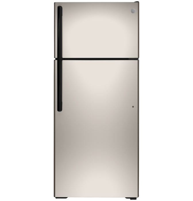 GE 17.5 Cu. Ft. Silver Top Freezer Refrigerator