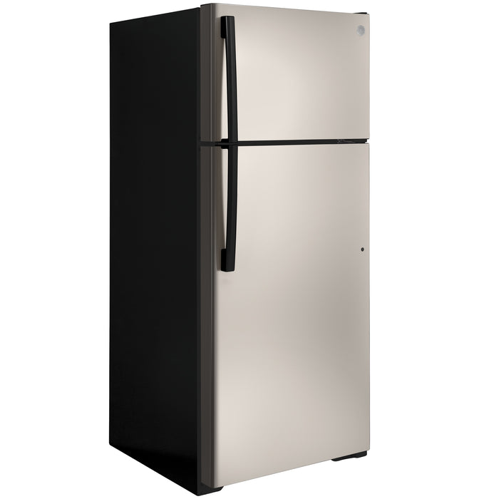 GE 17.5 Cu. Ft. Silver Top Freezer Refrigerator