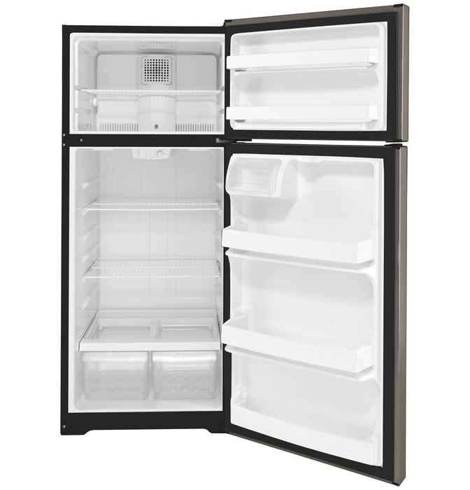 GE 17.5 Cu. Ft. Silver Top Freezer Refrigerator