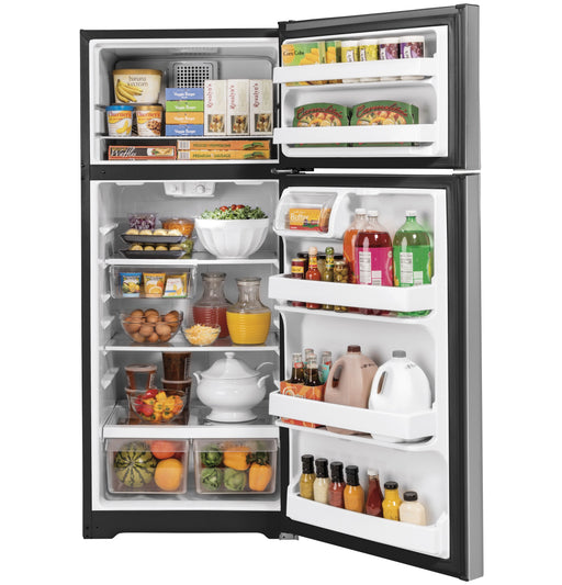 GE ENERGY STAR® 17.5 Cu. Ft. Top-Freezer Refrigerator - FAMSA Furniture (TX)