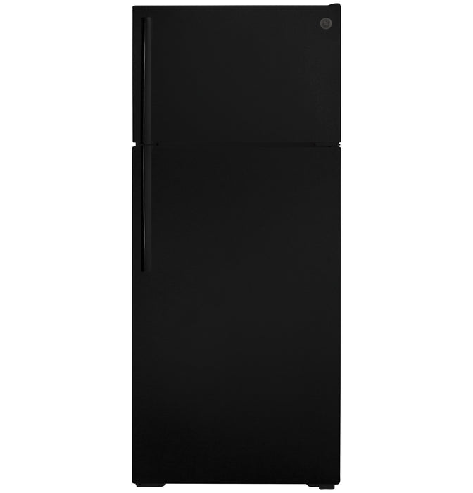 GE® ENERGY STAR® 17.5 Cu. Ft. Top-Freezer Refrigerator GTE18GTNRBB