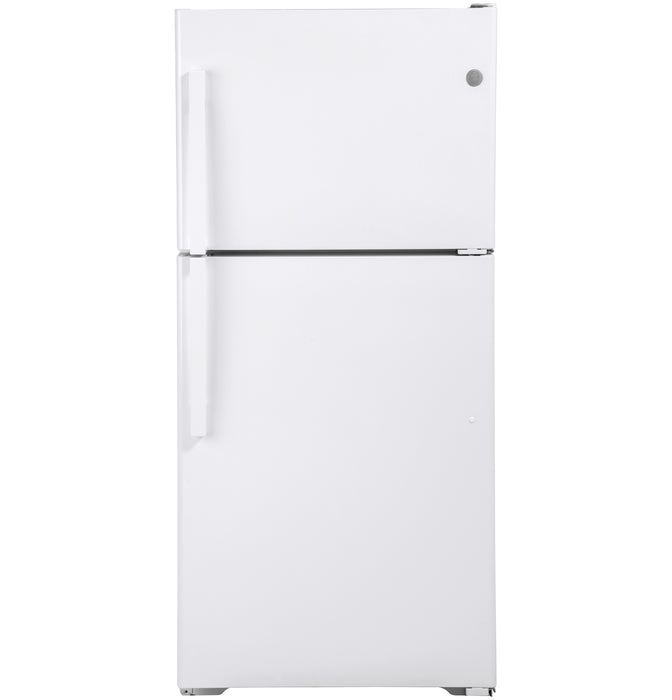 GE® ENERGY STAR® 19.2 Cu. Ft. Top-Freezer Refrigerator GTE19DTNRWW