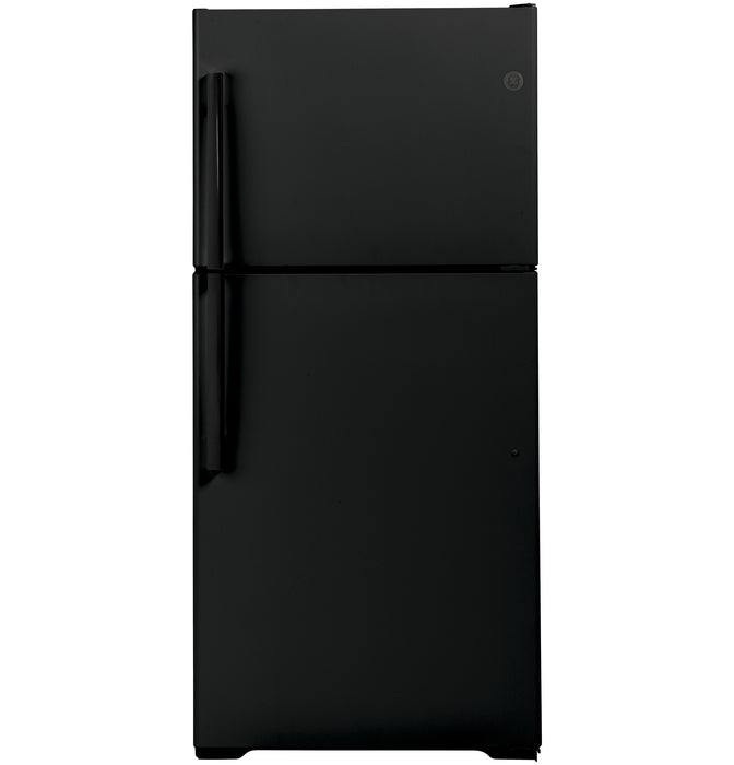 GE® ENERGY STAR® 19.2 Cu. Ft. Top-Freezer Refrigerator GTE19JTNRBB