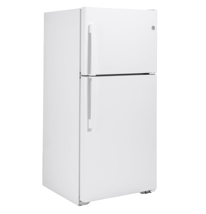 GE® ENERGY STAR® 19.2 Cu. Ft. Top-Freezer Refrigerator GTE19JTNRWW