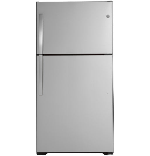 GE® ENERGY STAR® 21.9 Cu. Ft. Top-Freezer Refrigerator GTE22JSNRSS - FAMSA Furniture (TX)
