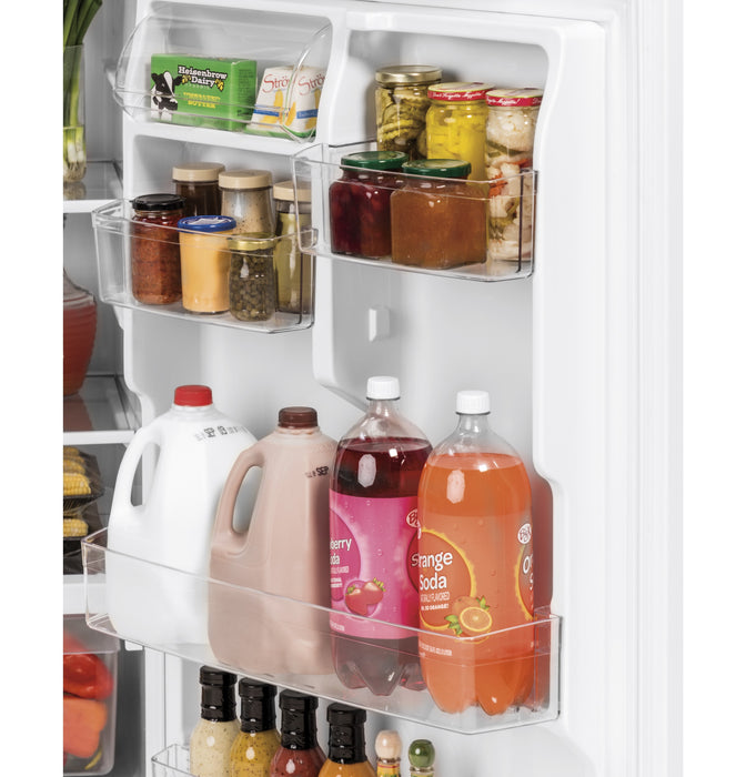 GE® ENERGY STAR® 21.9 Cu. Ft. Top-Freezer Refrigerator GTE22JSNRSS